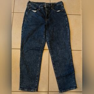 Old Navy High-Rise O.G. Straight Jeans - Blue
